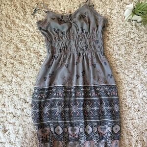 Maurices Floral and Geometric Midi Dress